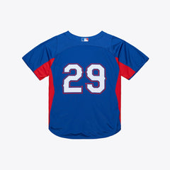 Adrian Beltre Texas Rangers Cooperstown Mesh Batting Practice Button-Up Jersey - Royal