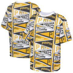 Pittsburgh Pirates Outerstuff Youth All-Over Pennant T-Shirt Yellow