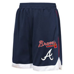 Atlanta Braves Outerstuff Youth Big League All Star Fashion Shorts Navy