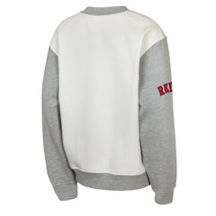 Boston Red Sox Outerstuff Youth Big League Power Hit Fleece Sweatshirt Cream/Gray