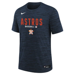 Houston Astros Youth Authentic Collection Velocity Dri-FIT T-Shirt Navy | Nike