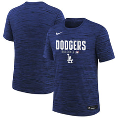 Los Angeles Dodgers Youth Authentic Collection Velocity Dri-FIT T-Shirt Royal | Nike