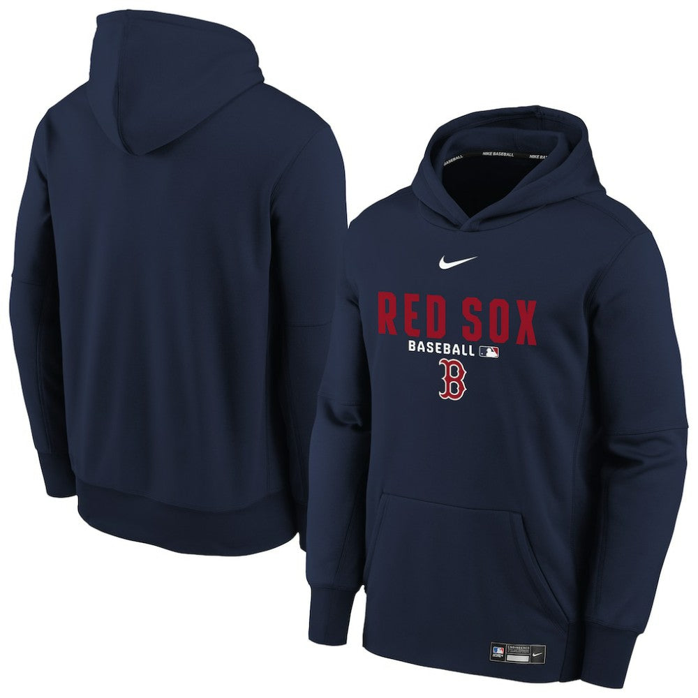 Boston Red Sox Youth Authentic Collection Therma-FIT Hoodie Navy | Nike