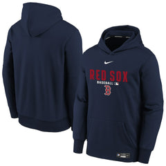 Boston Red Sox Youth Authentic Collection Therma-FIT Hoodie Navy | Nike