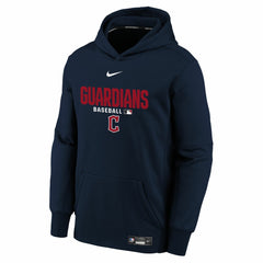 Cleveland Guardians Youth Authentic Collection Therma-FIT Hoodie Navy | Nike
