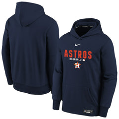 Houston Astros Youth Authentic Collection Therma-FIT Hoodie Navy | Nike