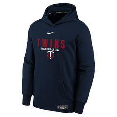 Minnesota Twins Youth Authentic Collection Therma-FIT Hoodie Navy | Nike