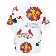 St. Louis Cardinals Outerstuff Youth Circus Catch T-Shirt White