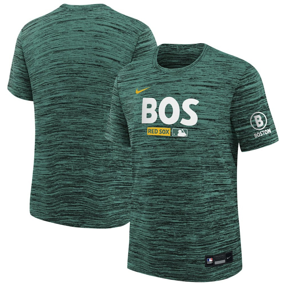 Boston Red Sox Youth Authentic Collection Velocity Dri-FIT T-Shirt Green | Nike