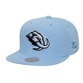 Utah Mammoth Mitchell & Ness Legendary Away Snapback Hat Light Blue