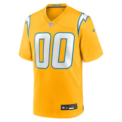 Los Angeles Chargers Alternate Charger Power Game Custom Jersey - Gold