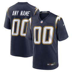 Los Angeles Chargers Alternate Super Chargers Game Custom Jersey - Navy