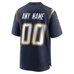 Los Angeles Chargers Alternate Super Chargers Game Custom Jersey - Navy
