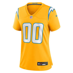 Los Angeles Chargers Women's Alternate Charger Power Game Custom Jersey - Gold