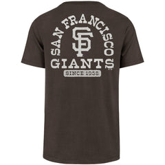 San Francisco Giants Back Canyon Franklin T-Shirt Brown | 47 brand