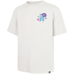 Los Angeles Dodgers Flora Foundation T-Shirt Cream | 47 brand