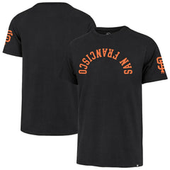San Francisco Giants Upside Down Two-Peat Franklin T-Shirt Black | 47 brand
