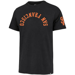 San Francisco Giants Upside Down Two-Peat Franklin T-Shirt Black | 47 brand