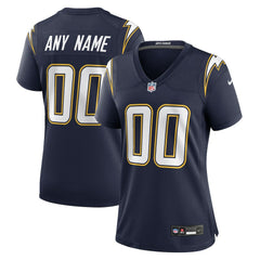 Los Angeles Chargers Women's Alternate Super Chargers Game Custom Jersey - Navy