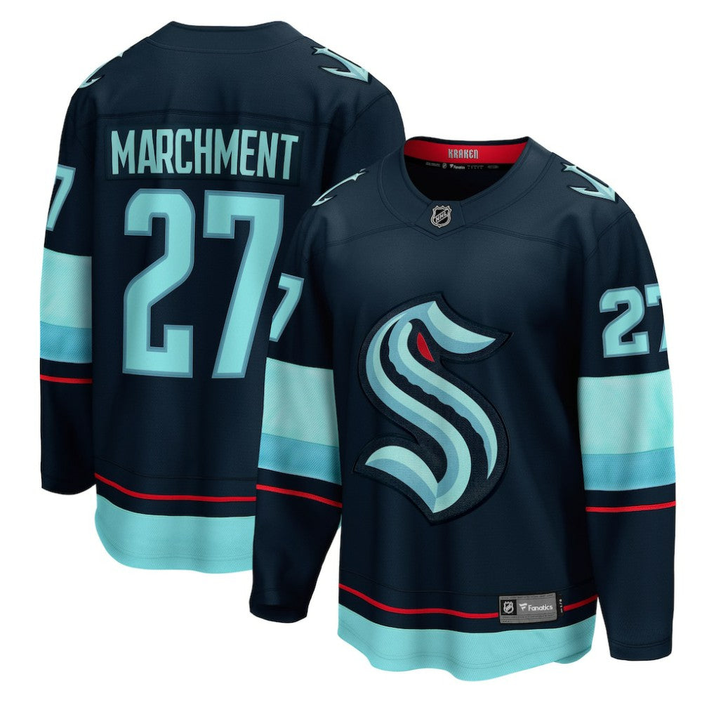 Mason Marchment Seattle Kraken Fanatics Home Breakaway Jersey Deep Sea Blue