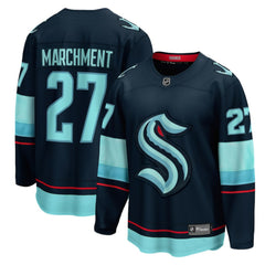 Mason Marchment Seattle Kraken Fanatics Home Breakaway Jersey Deep Sea Blue