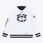Chicago Blackhawks Mitchell & Ness Arctic Fleece Hoodie White