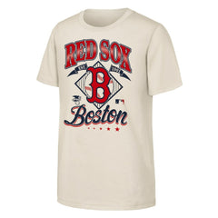 Boston Red Sox Outerstuff Youth Triple Hit T-Shirt Natural