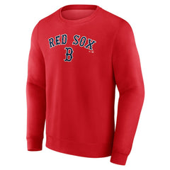 Boston Red Sox Team Lockup Sweatshirt Red