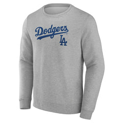Los Angeles Dodgers Team Lockup Sweatshirt Gray