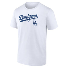 Los Angeles Dodgers Team Lockup T-Shirt White