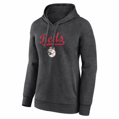 Cincinnati Reds Women's Team Lockup Hoodie Charcoal