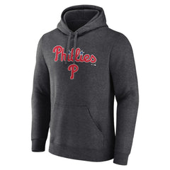 Philadelphia Phillies Team Lockup Hoodie Charcoal