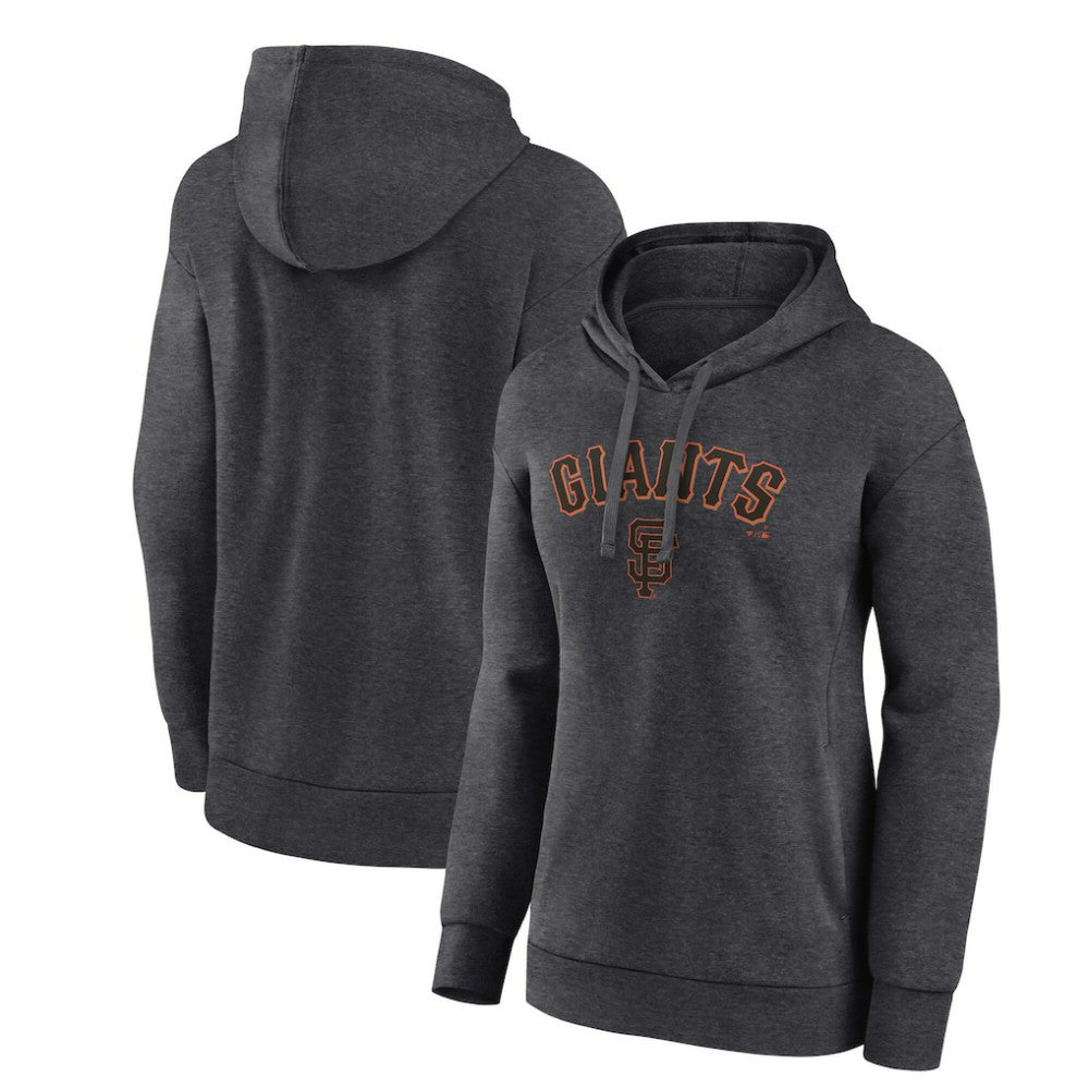 San Francisco Giants Women's Team Lockup Hoodie Charcoal