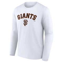 San Francisco Giants Team Lockup Long Sleeve T-Shirt White