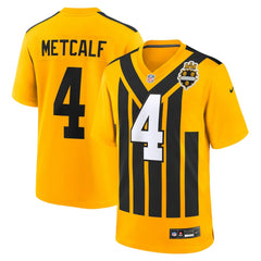 DK Metcalf Pittsburgh Steelers Alternate 1933 Throwback Game Jersey - Gold