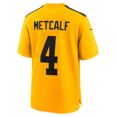 DK Metcalf Pittsburgh Steelers Alternate 1933 Throwback Game Jersey - Gold