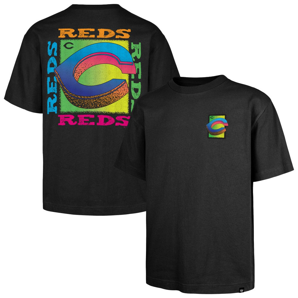 Cincinnati Reds Sundale Foundation T-Shirt Black | 47 brand