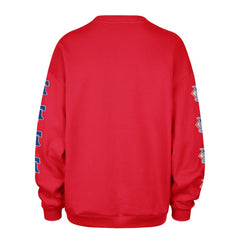 Philadelphia Phillies Women's Trendy Team Go Big Oversized Sweatshirt Red | 47 brand