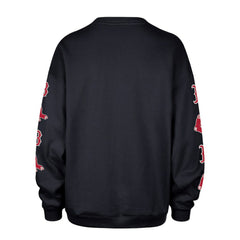 Boston Red Sox Women's Trendy Team Go Big Oversized Sweatshirt Black | 47 brand