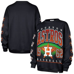Houston Astros Women's Trendy Team Go Big Oversized Sweatshirt Navy | 47 brand