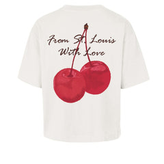 St. Louis Cardinals Women's Love Letter Reed City T-Shirt Cream | 47 brand