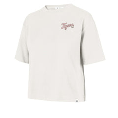 Detroit Tigers Women's Love Letter Reed City T-Shirt Cream | 47 brand