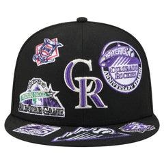 Colorado Rockies All Over 59FIFTY Fitted Hat Black | New Era
