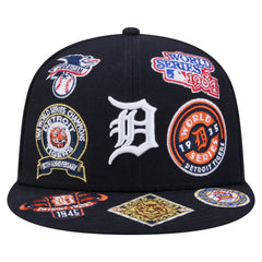 Detroit Tigers All Over 59FIFTY Fitted Hat Navy | New Era