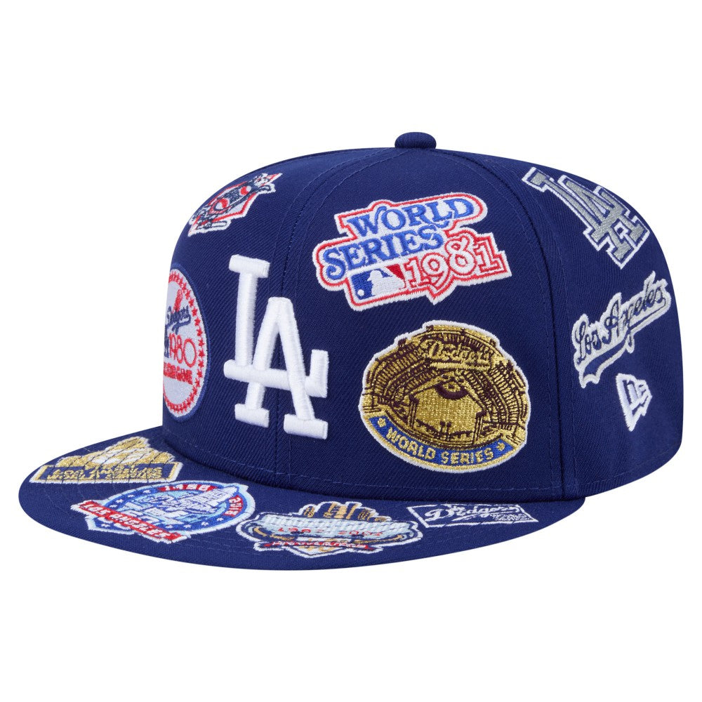 Los Angeles Dodgers All Over 59FIFTY Fitted Hat Royal | New Era
