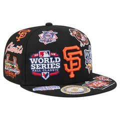 San Francisco Giants All Over 59FIFTY Fitted Hat Black | New Era