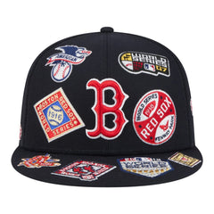 Boston Red Sox All Over 59FIFTY Fitted Hat Navy | New Era