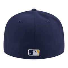 Milwaukee Brewers Hidden Hit 59FIFTY Fitted Hat Navy | New Era