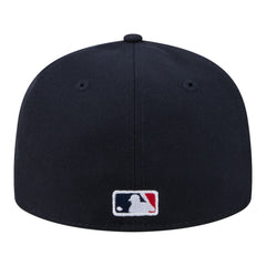Atlanta Braves Hidden Hit 59FIFTY Fitted Hat Navy | New Era