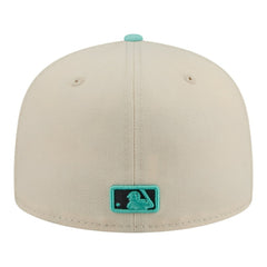 Chicago White Sox Two-Tone Color Pack 59FIFTY Fitted Hat Light Beige/Turquoise | New Era